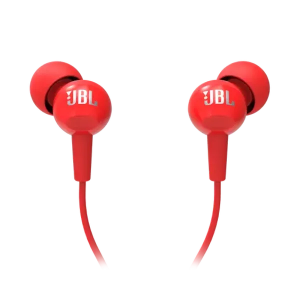 JBL Buds JBLC100SI Kufje, e Kuqe | Headphones, Red 2