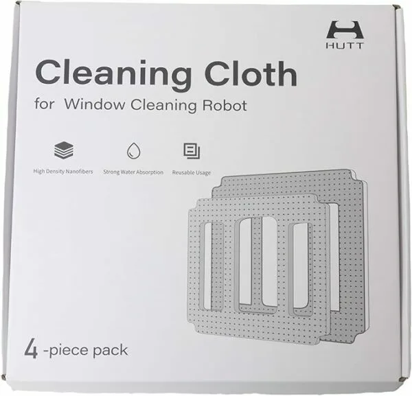 HUTT Original Cleaning Pad W9 model, Cloth, and Rags (4 cope) 4